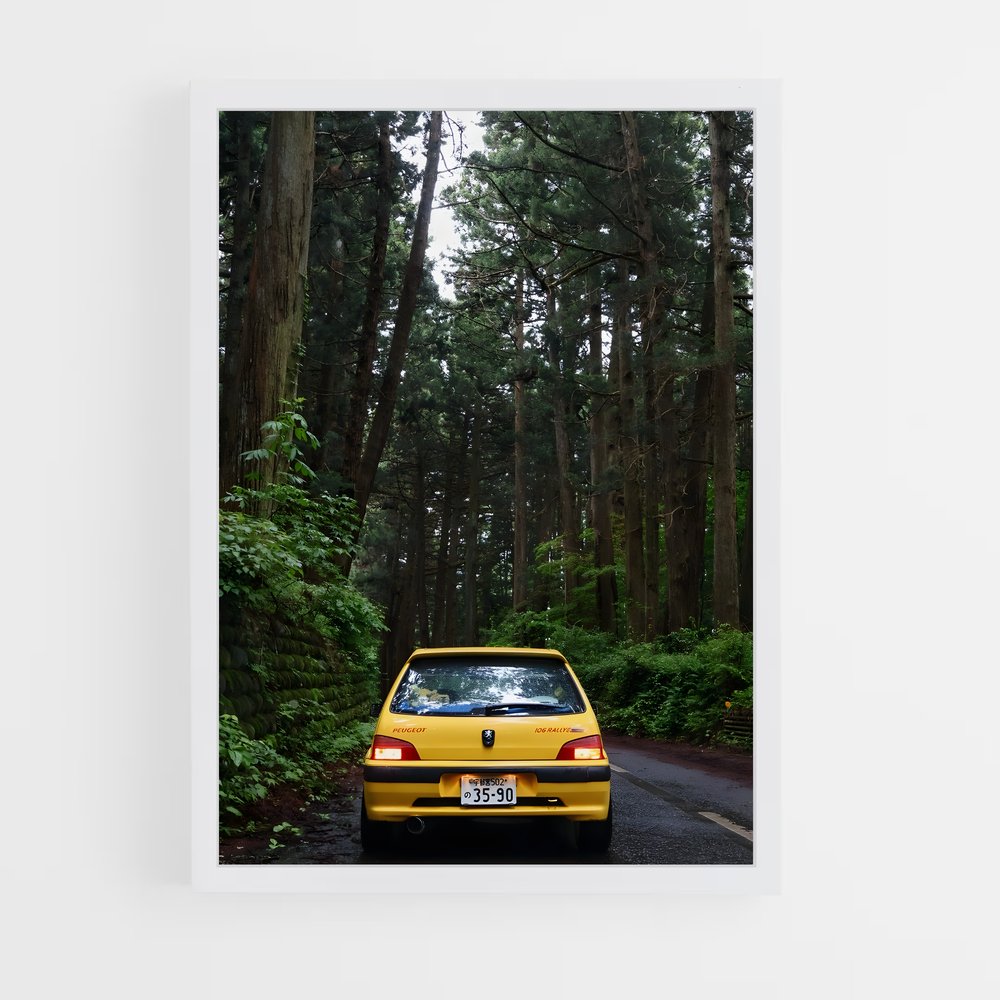 Poster superbe GTI – affiche Peugeot (vue 3)